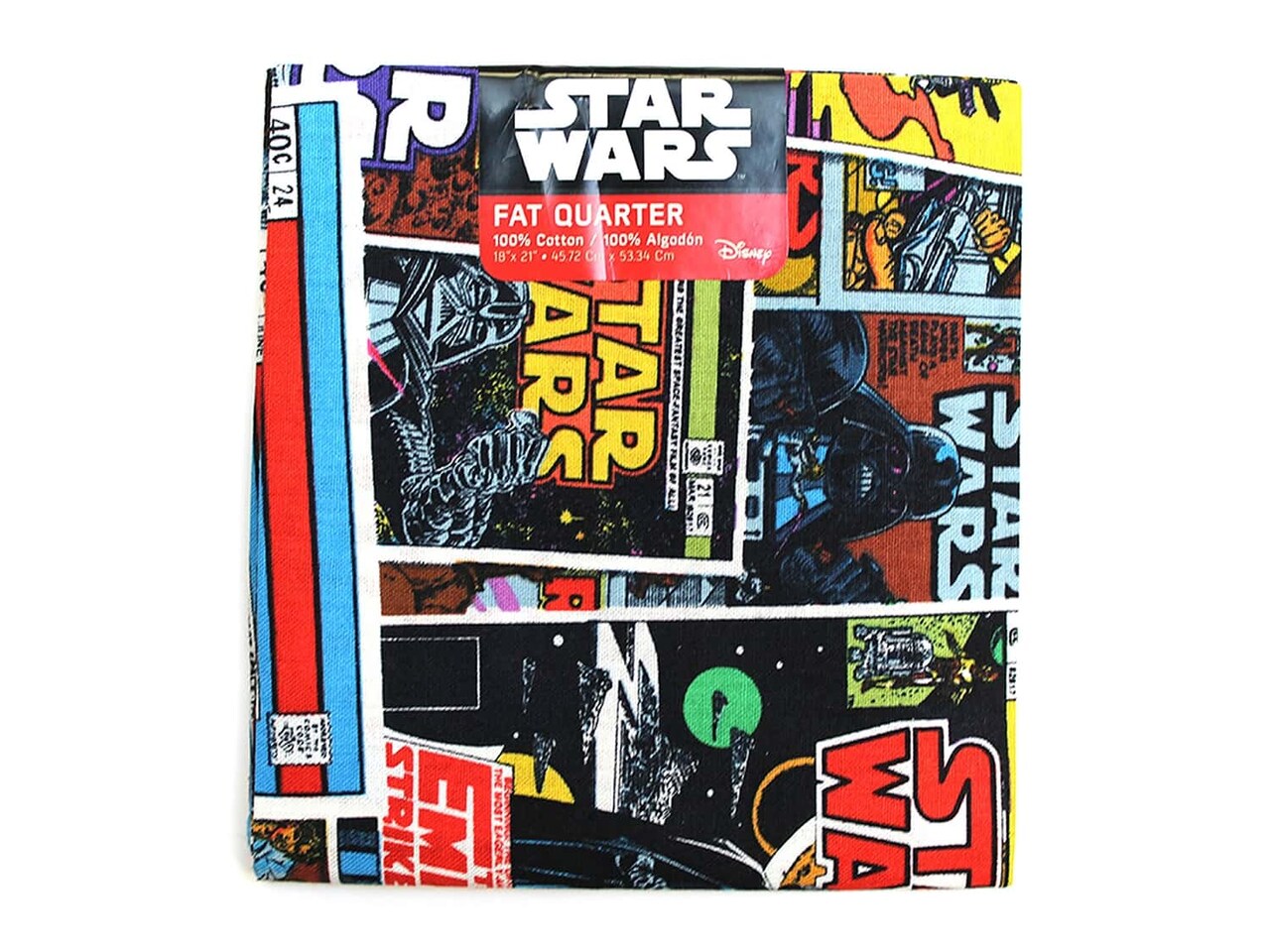 Star Wars Cotton Fabric Fat Quarter - Comic Book Covers 6 pc.